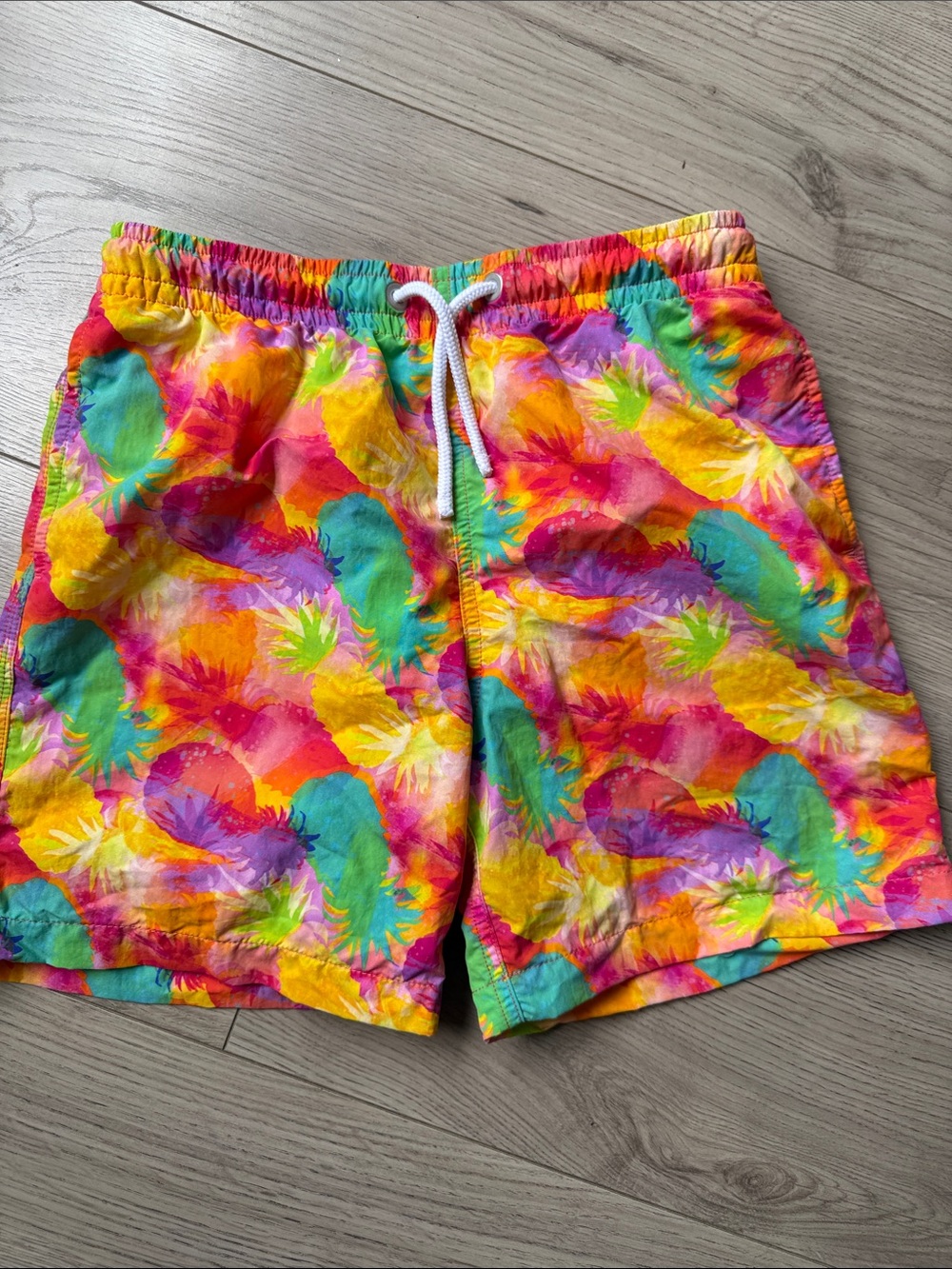 Bananamoon Kids Bright Tropical Multi-Color Swim Trunks